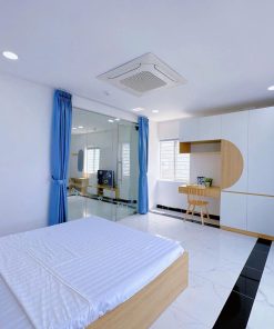 Phòng cửa sổ 1PN tách bếp Full nội thất phòng trọ 1pn tách bếp full nội thất